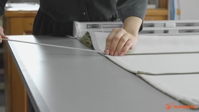 Навеска римской шторы с кулиской и тюля на карниз для римских штор день-ночь «Твинс One Touch» смотреть онлайн