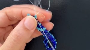 Красивый  браслет из бисера и бусин 🌞