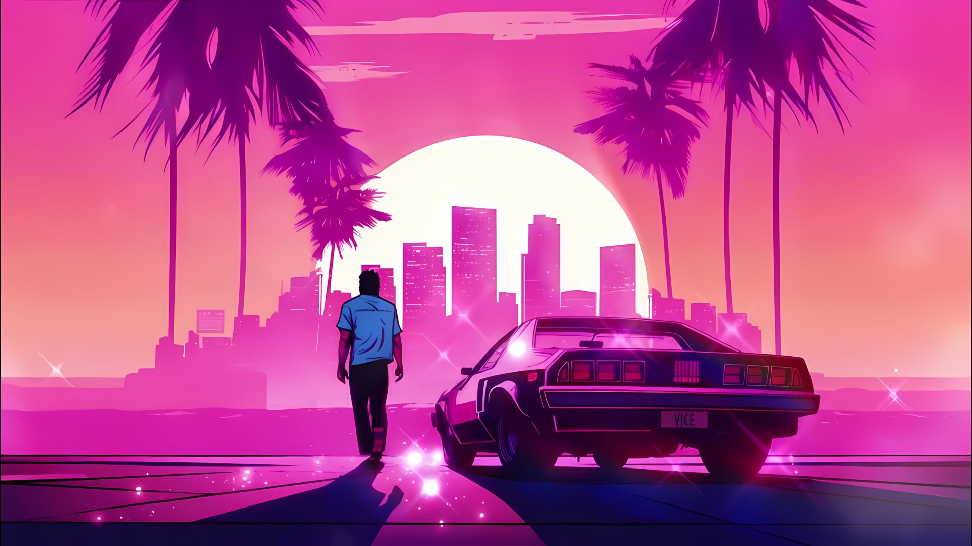 GTA Vice City - intro [remaster] смотреть онлайн