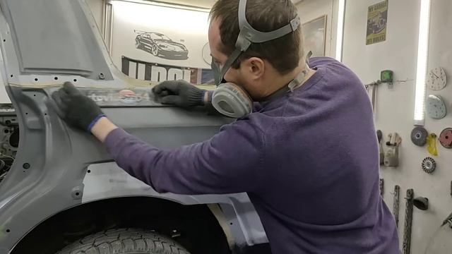 Subaru Baja, подготовка грунта к покраске! смотреть онлайн