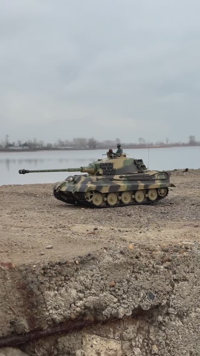 Радиоуправляемый танк Heng Long King Tiger 3888A, сайт cars-kids.com смотреть онлайн