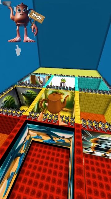 Italian Brainrot vs Squid Game Lava Jump CHALLENGE #minecraft #shorts смотреть онлайн