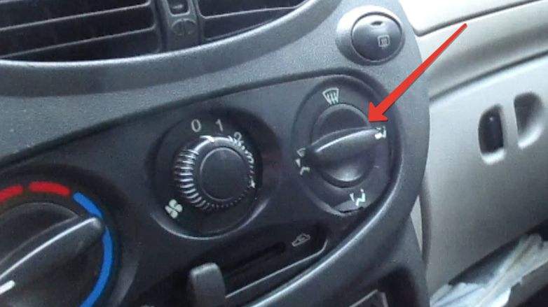 Заклинила ручка управления заслонками отопителя Калины. смотреть онлайн