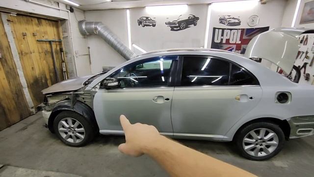 Toyota Avensis - подготовка к покраске! смотреть онлайн