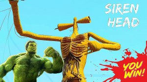 📢 СИРЕНОГОЛОВЫЙ 📢 - против ХАЛКА. SIREN HEAD vs HULK.