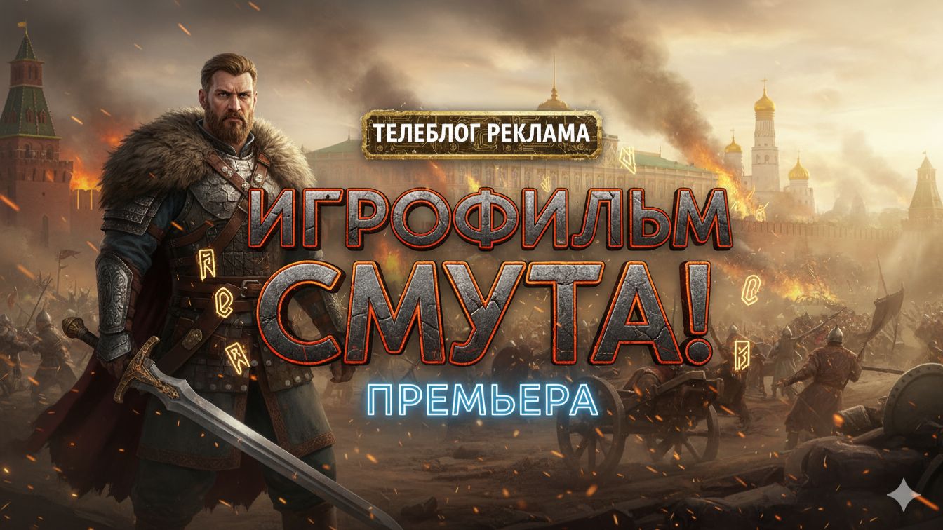 ИГРОФИЛЬМ Смута (все катсцены, на русском) прохождение без комментариев Часть 3