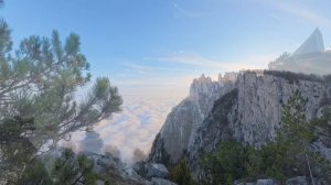 Ай-Петри 2025. НЕВЕРОЯТНОЕ явление низких облаков! Таймлапс