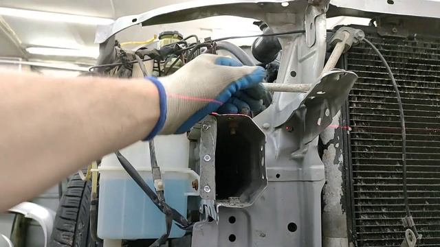 Toyota Corolla Fielder Вытяжка лонжеронов, сборка морды смотреть онлайн