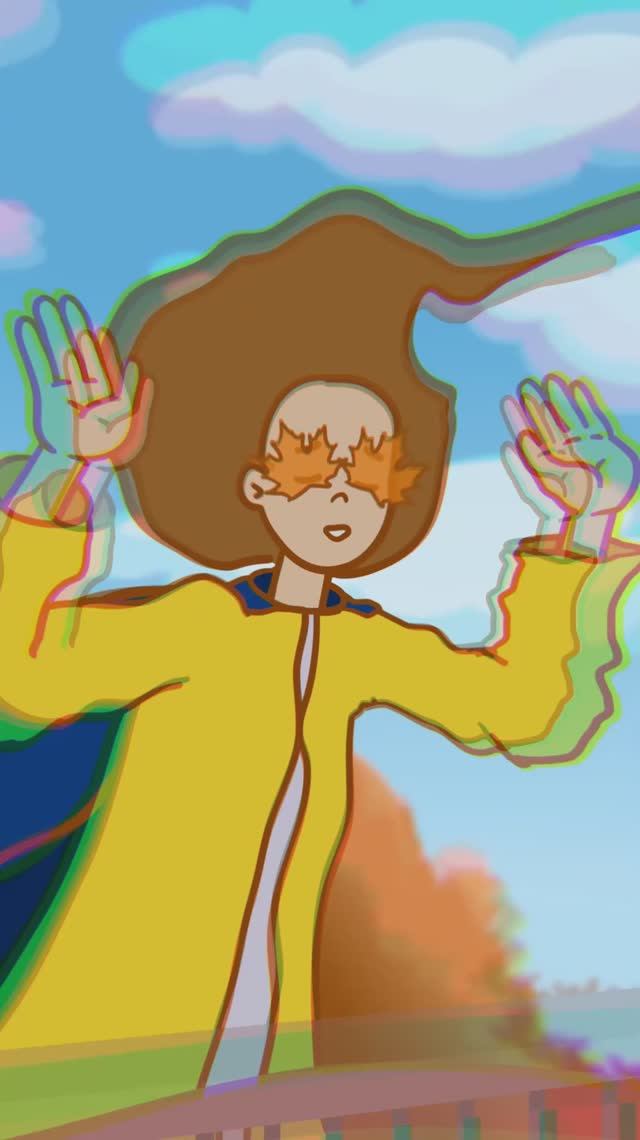 Подписывайся, subscribe, 订阅 #animation #character #анимация #осень