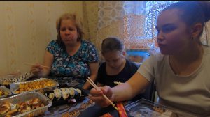 Мукбанг ✅Роллы...