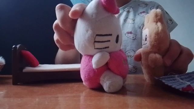 Китти и лабубу собираются в школу 🏫 Лиля с хомяками🐹🐹