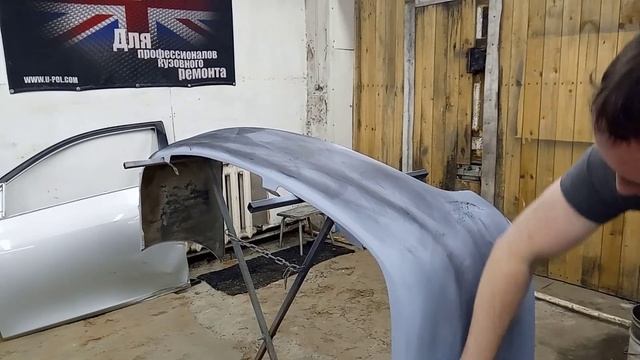 Toyota Corolla Fielder нанесение антигравия и подготовка к покраске смотреть онлайн