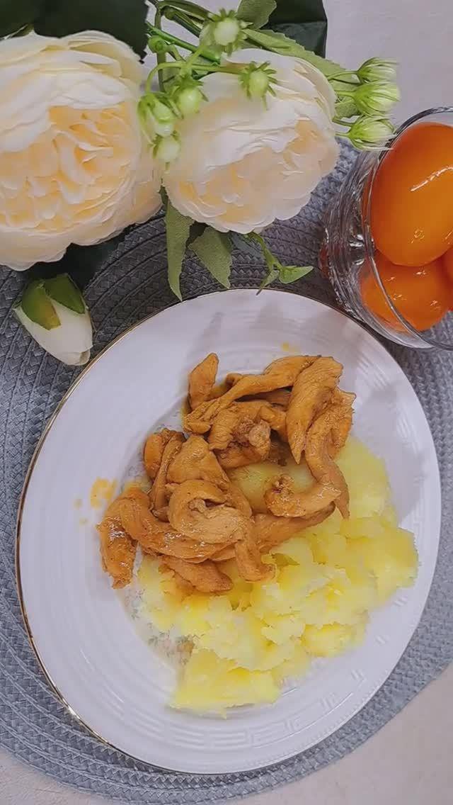 Куриное филе в соусе терияки!😋😋😋 смотреть онлайн