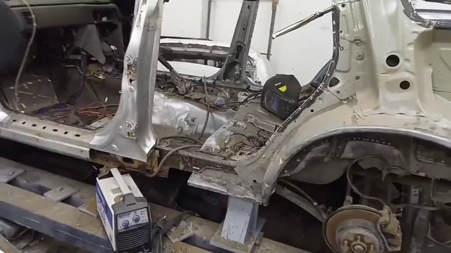 Subaru Forester кап. ремонт кузова, часть 6, окончание сварочных работ