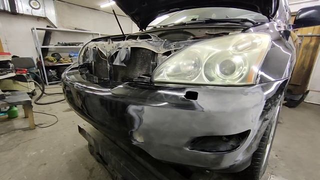 Lexus RX330 Кузовной ремонт и покраска смотреть онлайн