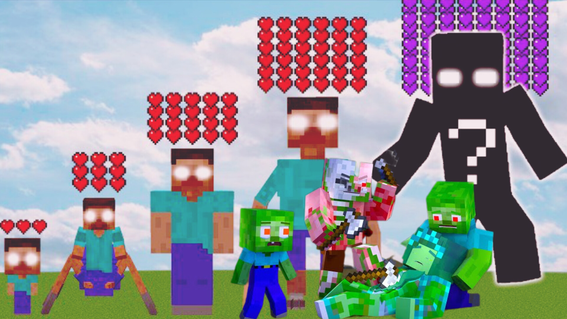 КАКИЕ ИЗ НОВЫХ ХЕРОБРИНОВ САМЫЕ ЖИВУЧИЕ В МАЙНКРАФТЕ? смотреть онлайн