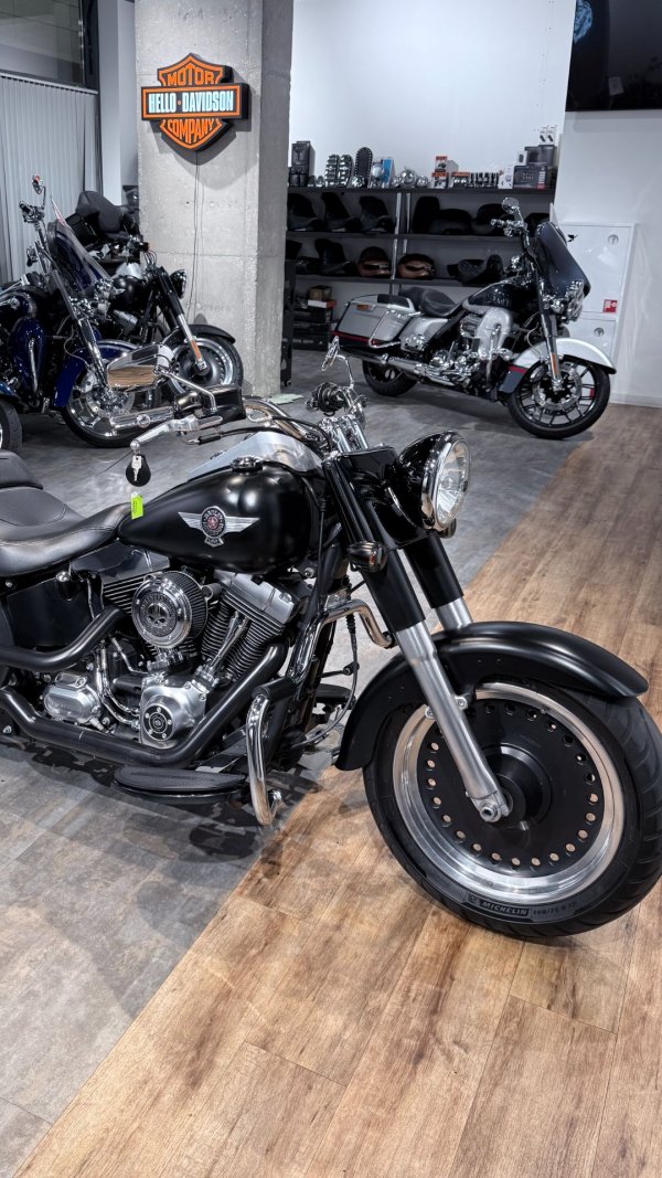 2015 Fat Boy ABS Black Denim