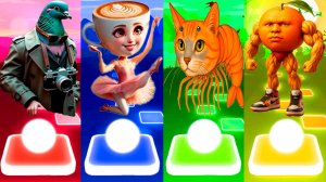 ШПИОНИРО ГОЛУБИРО 🆚 БАЛЕРИНА КАПУЧИНО 🆚 ТРИПИ ТРОПИ 🆚 У ДИН ДУН МА ДИН | Tiles Hop №285