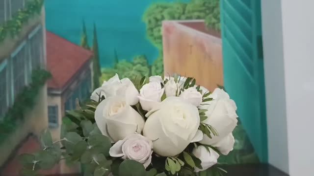 Красивый букет невесты. На Свадьбе. смотреть онлайн