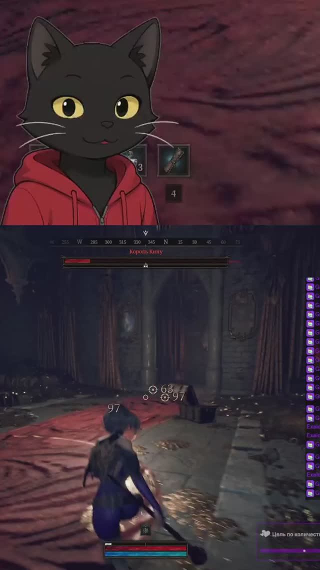 Король Кину соло на Нэйв #DungeonStalkers #vtuber #highlight смотреть онлайн