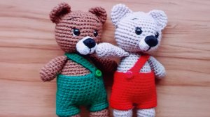 Вяжем игрушку Мишутка в шортиках.ч.1 ручки ножки , ушки.