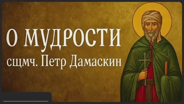 О МУДРОСТИ _ сщмч. Петр Дамаскин смотреть онлайн