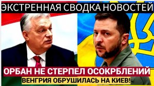 Орбан объявил о жестком решении по Украине из-за скандала с Зеленским