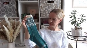 Первый праздничный гольф готов❄️ Отвечаю на вопросы. Немного личного