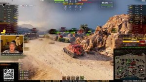 Объект 212А на Аэродроме хорошо накормил противника Фугасами!