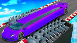 Сможет ли ламба проехать через гигантскую мясорубку в гта 5 ? - эксперимент в gta 5