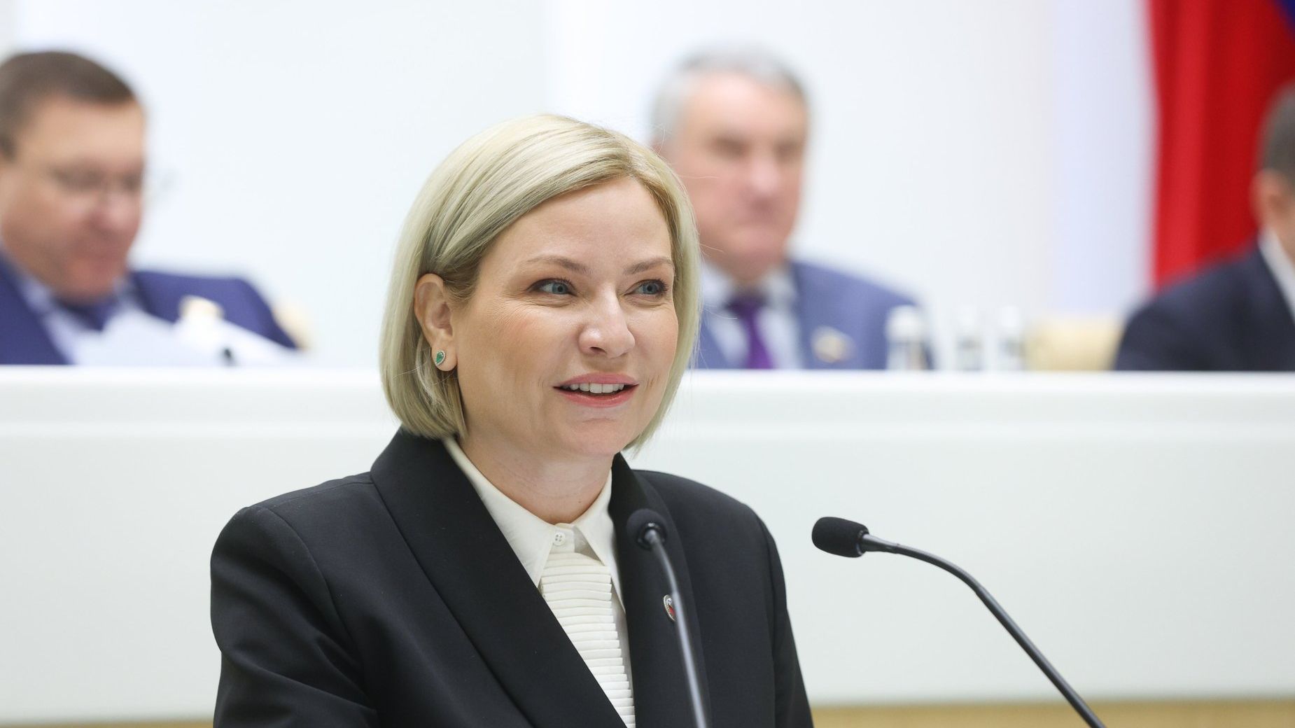 Выступление Ольги Любимовой в рамках «Правительственного часа» смотреть онлайн