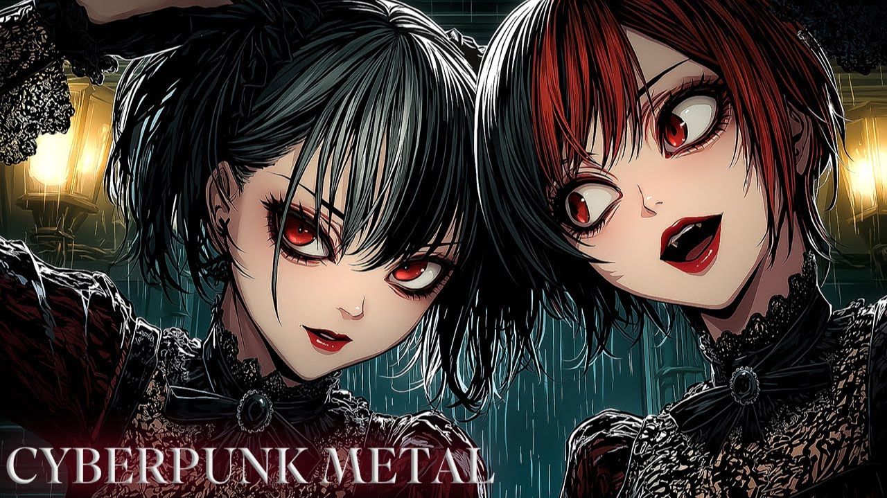 Dark Gothic Girl – Cyberpunk Metal [Work / Study / Focus] смотреть онлайн