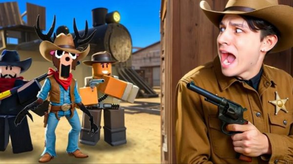 99 Ночей в Лесу но это ДИКИЙ ЗАПАД С КОВБОЯМИ И ШЕРИФОМ В РОБЛОКС