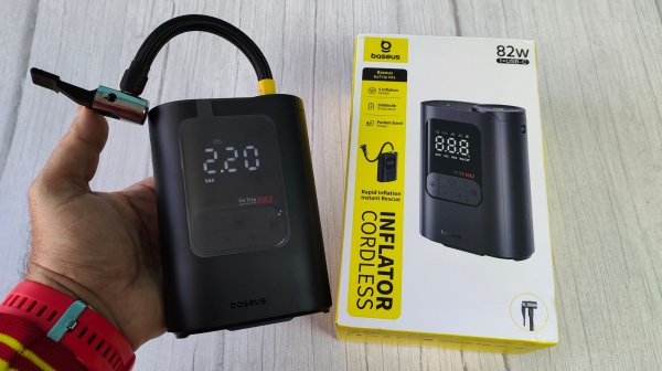 ЛУЧШИЙ БЕСПРОВОДНОЙ АВТОМОБИЛЬНЫЙ НАСОС - BASEUS GOTRIP VA1