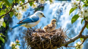 💧🐦 Расслабляющий поток воды и пение птиц — Лесная тишина для внутреннего умиротворения.