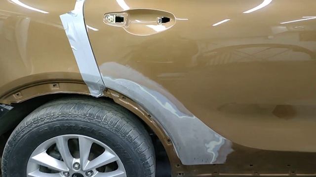 Kia Sorento Prime Обзор повреждений и рихтовка дверей смотреть онлайн