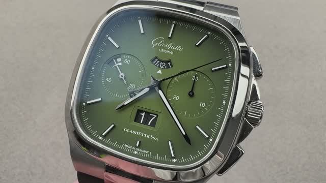 Обзор оригинальных часов Glashütte с хронографом семидесятых годов выпуска Panorama 1-37-02-09-02-63