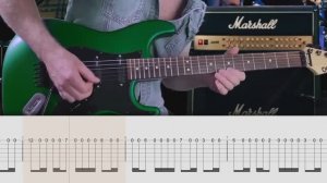 Iron Maiden - Wasted Years Cover (Табулатура) Guitar Tutorial TABS