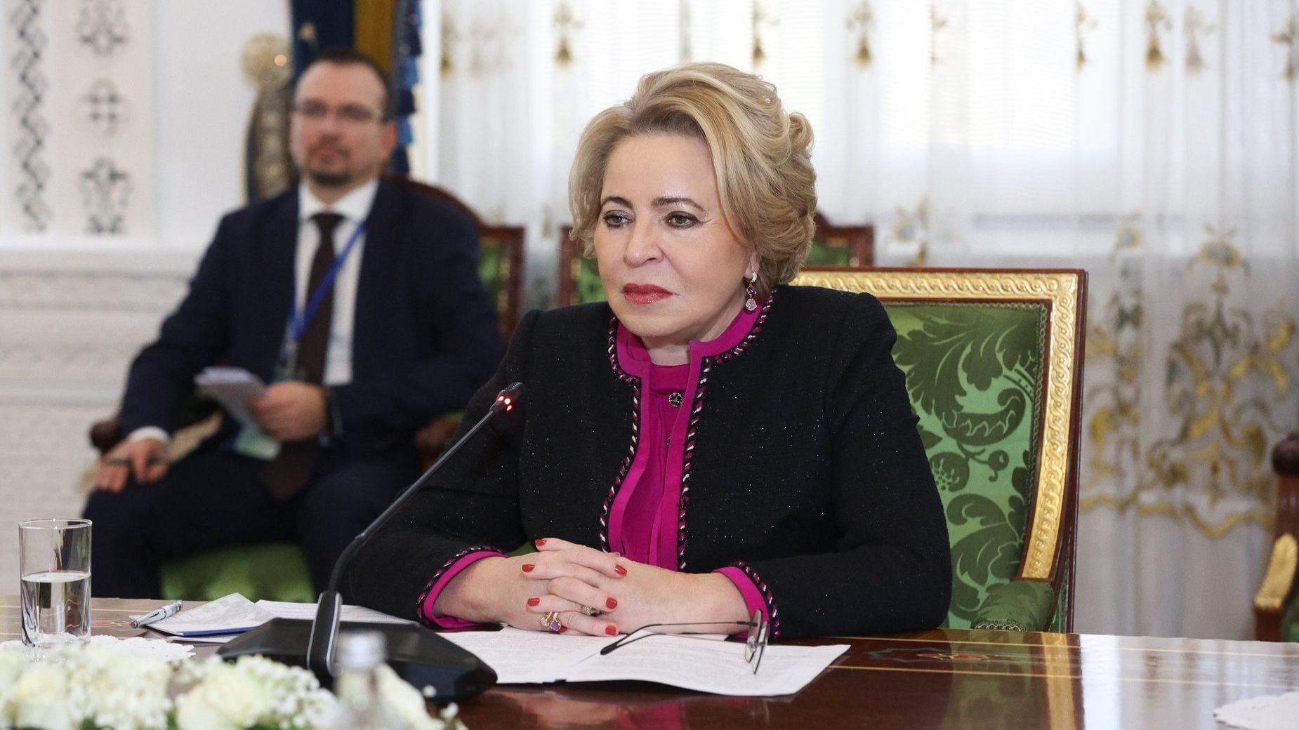 Встреча Валентины Матвиенко с Председателем Сената Парламента Казахстана Мауленом Ашимбаевым смотреть онлайн