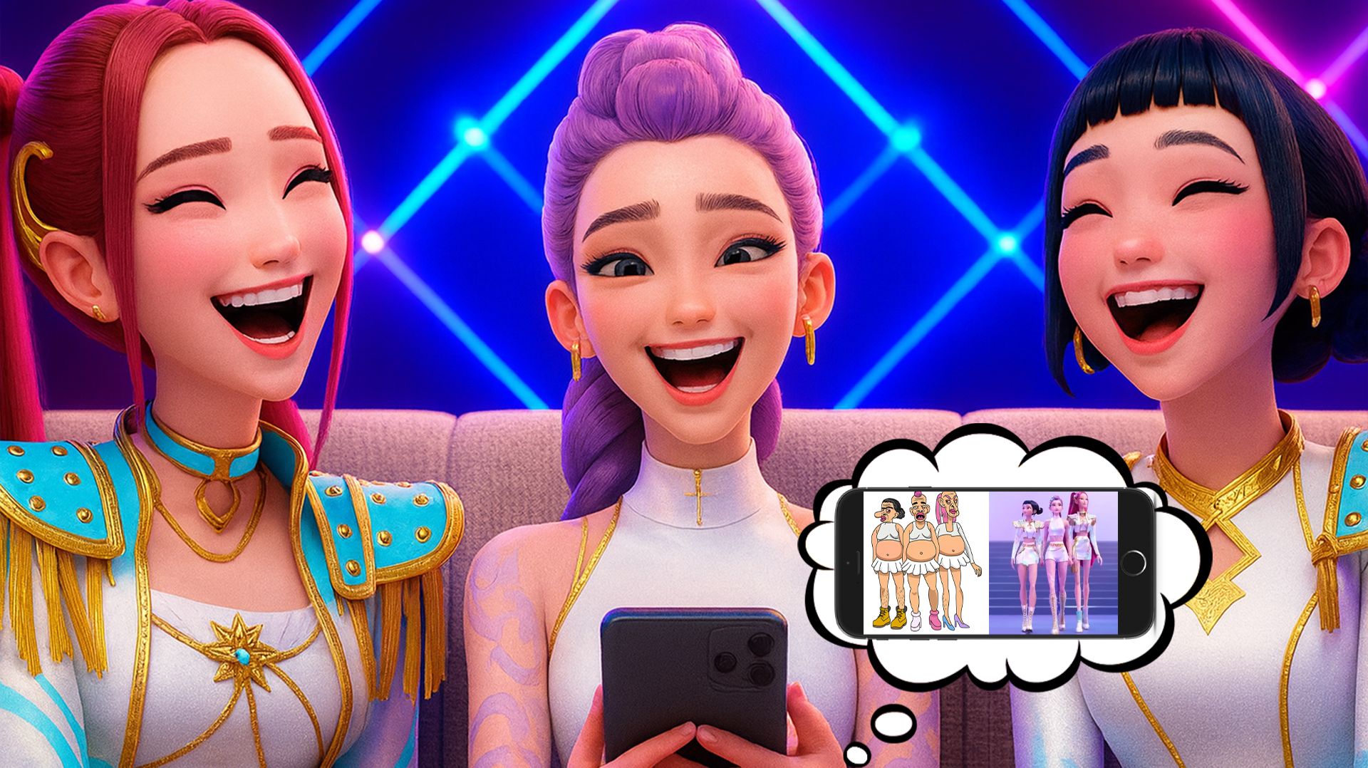 Huntrix Golden - KPop Demon Hunters - KPop Demon Hunters. Охотницы на демонов. Тренд 2025 года смотреть онлайн