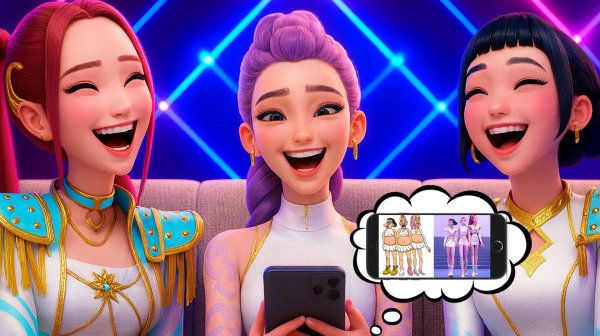 Huntrix Golden - KPop Demon Hunters - KPop Demon Hunters. Охотницы на демонов. Тренд 2025 года