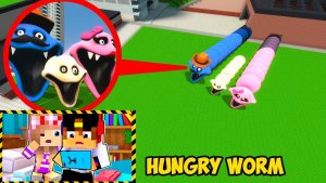 МОЙ ДРОН СНЯЛ HUNGRY WORM из РОБЛОКС в Реальной Жизни в МАЙНКРАФТ ВИДЕО MINECRAFT Евгенбро