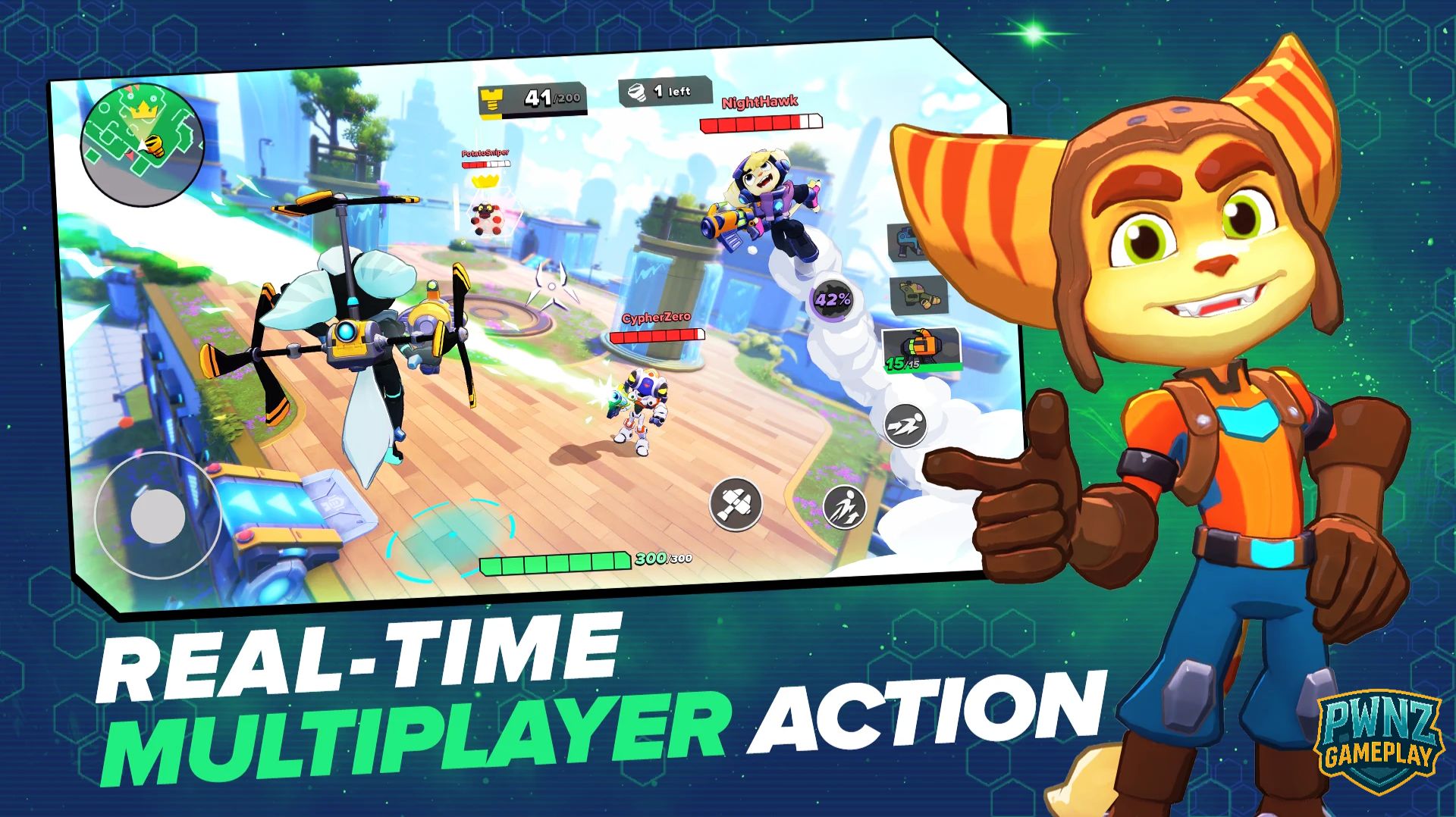 Ratchet & Clank Ranger Rumble Gameplay Android IOS Games Фрагмент игры на Андроид