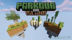 Проходим паркур карту вчетвером ( Minecraft ) !!!