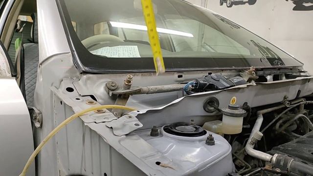 Toyota Corolla Fielder Установка на стапель и измерения. смотреть онлайн
