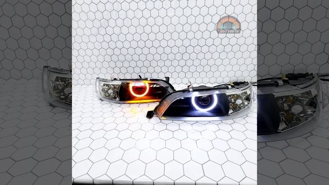 Toyota Mark II светодиодные тюнинг фары. Марк 2 - фары для легенды! смотреть онлайн