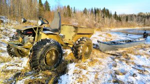 "Пижма" ЗАМЕРЗАЕТ / ВЫТАСКИВАЮ ЛОДКУ КАРАКАТОМ ИЗ РЕКИ / ЗИМА НЕ ЗА ГОРАМИ / ЗАКРЫТИЕ НАВИГАЦИИ.