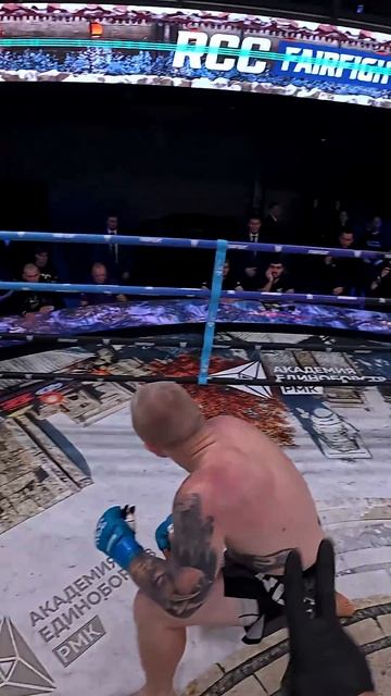 Гаджи сломал ногу Фомичу на RCC Fair Fight 34 | РЕВАНШ с камеры рефери смотреть онлайн