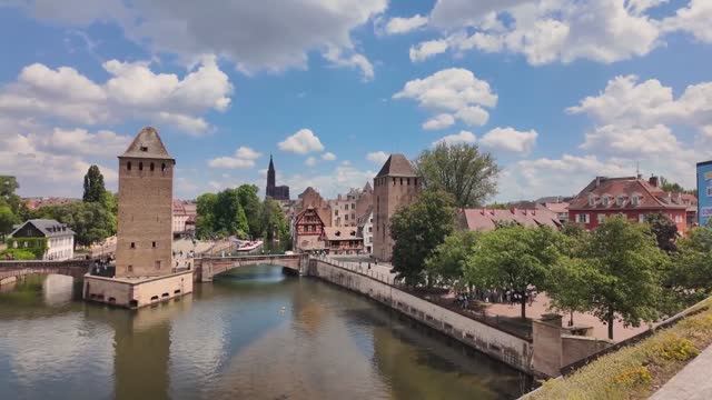 Мечтательное утро в Страсбурге 🌞 Прогулка по сказочным улицам смотреть онлайн