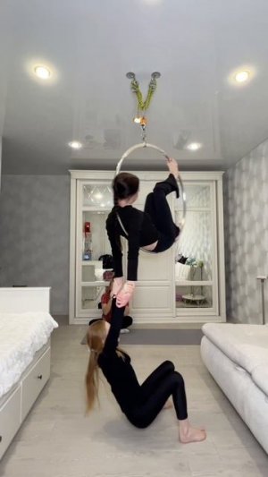 хорошо смотримся в дуэте? #гимнастическийдуэт